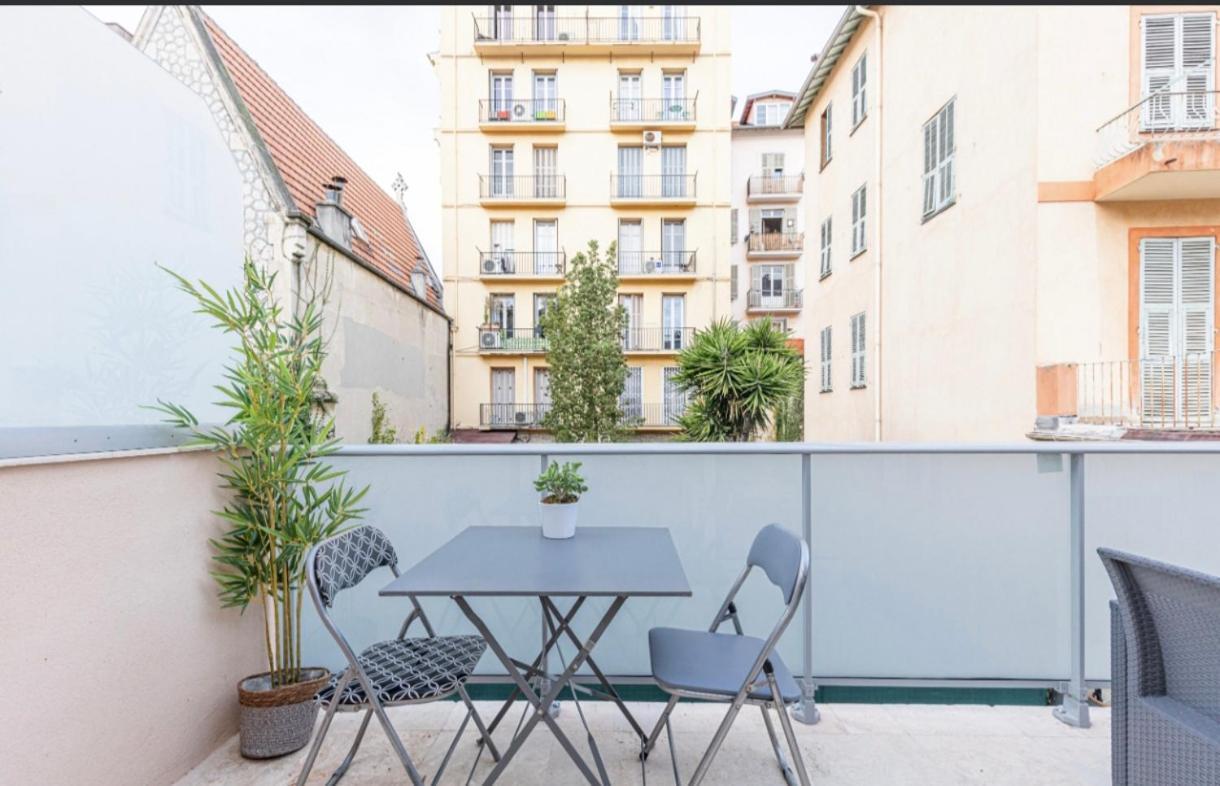 Studio Cozy Avec Terrasse N12 Nizza Exterior foto