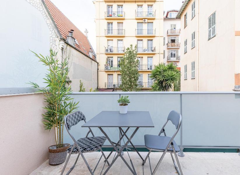 Studio Cozy Avec Terrasse N12 Nizza Exterior foto