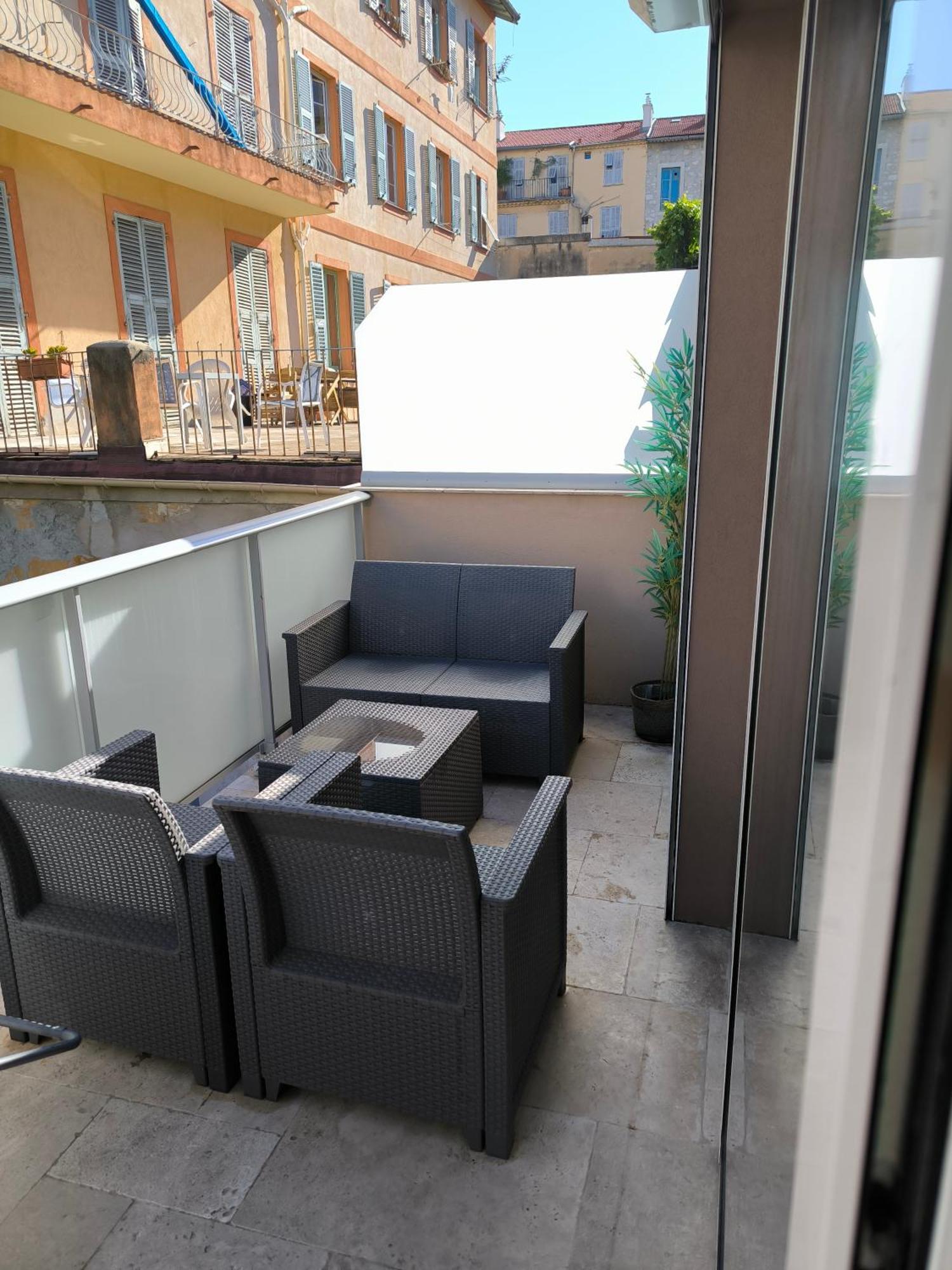 Studio Cozy Avec Terrasse N12 Nizza Exterior foto